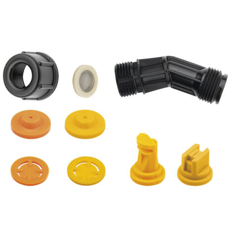 Matabi – Set de buses pour pulvérisateur – 1 buse à turbulence orange 0,4 l/min – 1 buse à turbulence jaune 0,8 l/min – Compatible modèles Evolution et Super