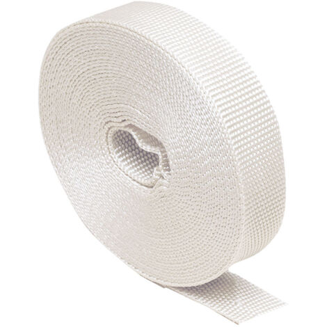 Ruban adhésif aveugle « PR26 », 18 mm de large et 6 mètres de long, en polypropylène blanc (1/4)