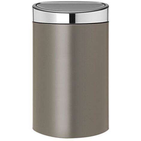 Poubelle 40 L Platinium - Touch Bin - Brabantia (1/5)