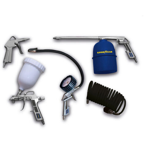 Kit Air Comprimé Goodyear Polyvalence Et Robustesse Pour Outils Pneumatiques - Goodyear (1/2)
