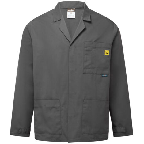 Veste De Laboratoire Esd - Taille Xs - Gris Zoom - Portwest