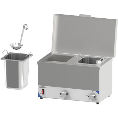 Bain-marie à Sauce Compact 2 Cuves - Casselin (1/3)