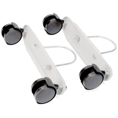 Set Supports Blancs De Remplacement + Roues Pour 07124 (1/2)