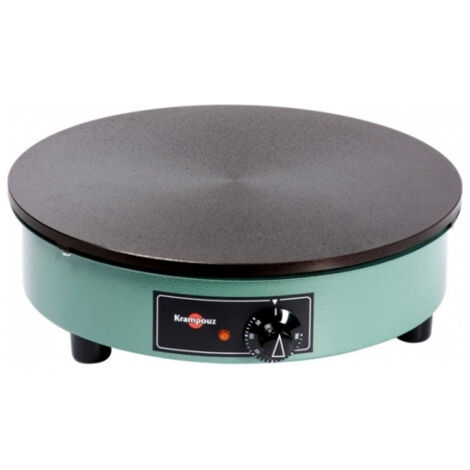 Crêpière électrique 35 cm CEBPA3AO – Puissance 2500 W – Résistance en serpentin pour chaleur uniforme – Fabrication française – Krampouz