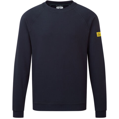 Sweat Shirt Anti Statique Esd - Taille Xxl - Marine - Portwest