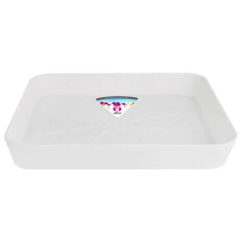 Soucoupe Loft Carrée 28cm Blanc - Elho