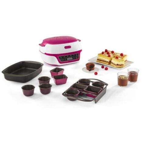 Tefal – Cuiseur vapeur 1100W avec 5 programmes automatiques – Cuisson parfaite gâteaux et desserts – KD810112 (1/5)