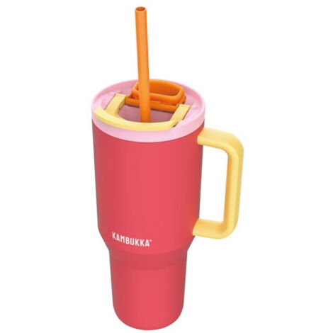 Rio Tumbler 950ml Papaye Rose Gobelet Isotherme Anti-fuite - Kambukka Bibo (1/5)