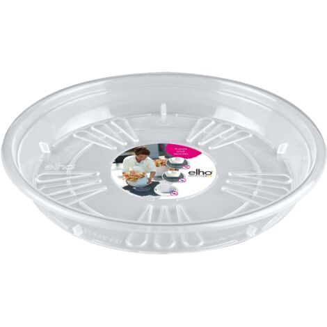 Soucoupe Uni D.33cm Transparent - Elho (1/2)