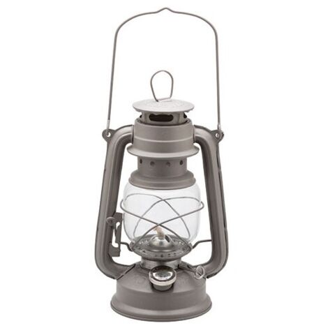 Lampe tempête à pétrole rétro – Autonomie 9.5h – Capacité 235ml – Dimensions 11.5 x 24 cm – Avec mèche et bouchon de sécurité – Cao Camping