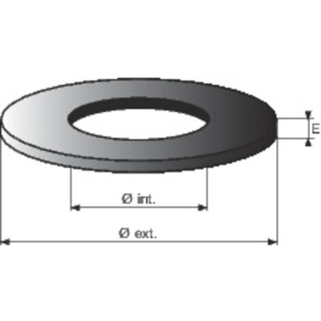 Geberit – Rondelle en caoutchouc 70x40x3 – Pour remplacement de joint de soupape – Épaisseur 3mm – Compatible avec divers modèles de soupapes