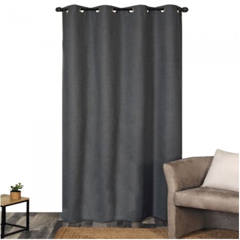 Rideau Occultant Dessuschine Verso Polaire Anthracite (1/5)