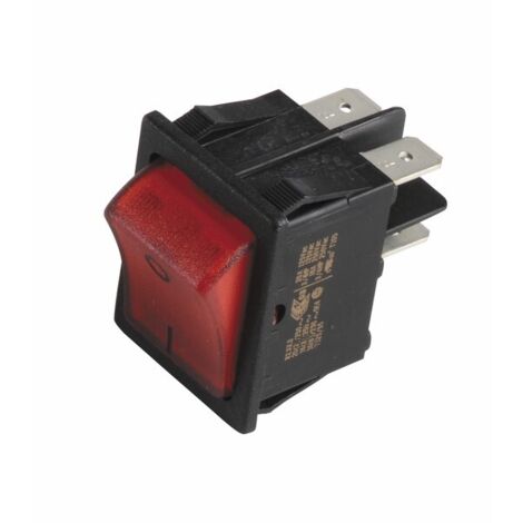 De Dietrich – Interrupteur bipolaire avec voyant – Pour projets électriques – Mécanisme fiable – Longueur 80mm – Largeur 40mm (1/3)