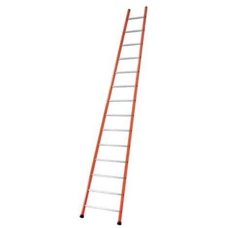 échelle Simple Mixtes 4m92 Stabilité évasée, Acier/alu - Générique (1/2)