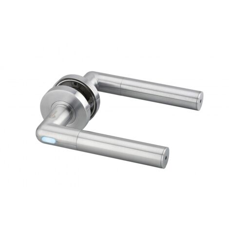 Bequille Double Connecte Sur Rosace , C7mm, Inox Droite (1/4)