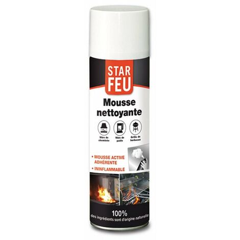 Mousse Aerosol Nettoyante Pour Vitre De Cheminée - Starfeu (1/2)