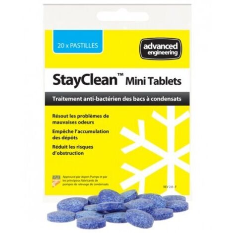Tablettes de nettoyage pour pompes Hi Flow et Hi Lift – Limite développement algues et mauvaises odeurs – Pastilles solubles bleues