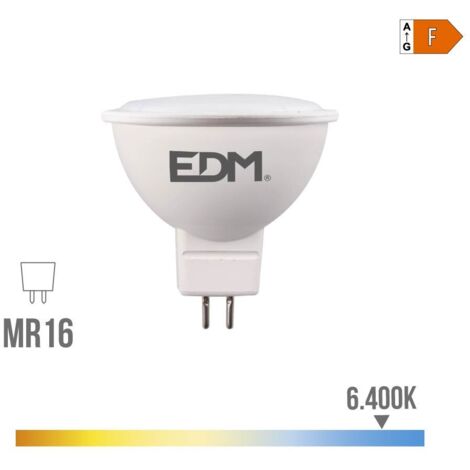 Ampoule Led Mr16 8w Lumière Froide Haute Luminosité 780lm, Angle Large 120° - Edm (1/3)