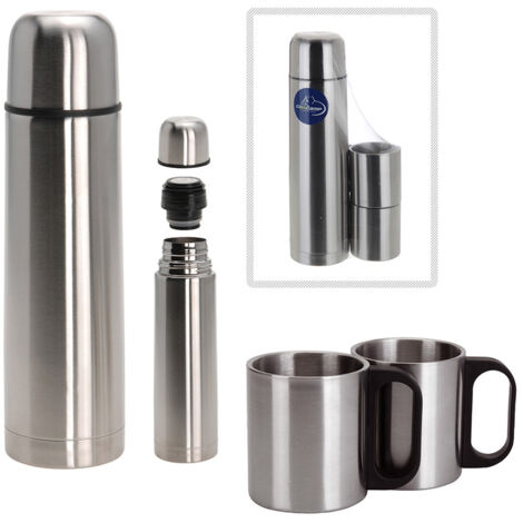 Kit Thermos Redcliffs 1l Maintien Au Chaud/froid Longue Durée Avec Tasses - Redcliffs