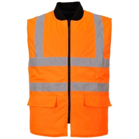 Gilet Hv Réversible Couleur : Orange Taille Xxl - Portwest (1/5)