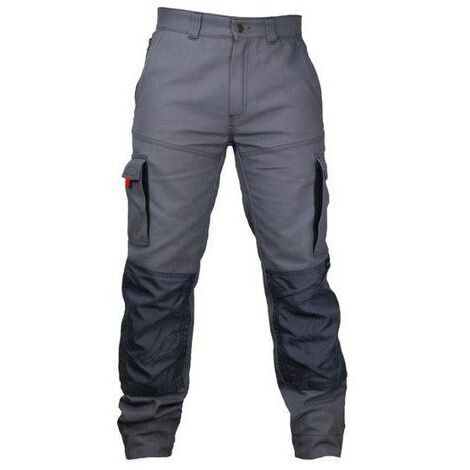 Pantalon Typhon + Gris/noir Pg T52 19424-gr-52 (1/3)