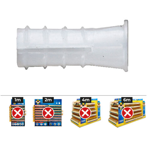 Tampon Plastique Celo Type B 10mm Fixation Légère Et Polyvalente Pour Matériaux Creux - Celo (1/2)