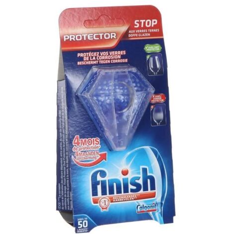 Finish – Protecteur lave-vaisselle anti-calcaire et anti-corrosion – Efficacité jusqu'à 50 lavages – Pour performances optimales – Facile à utiliser (1/3)