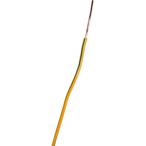 Fil H07vu V/jaune 1,5mm² C100m (1/2)