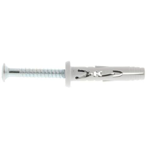 Spit – Chevilles à frapper nylon 5x27 pour matériaux pleins – Boîte de 400 – Système d'expansion par frappe – Charge jusqu'à 15 kg