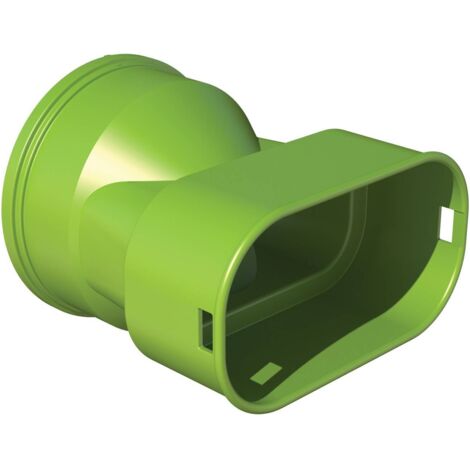 Atlantic – Adaptateur caisson 60x130 – Raccord VMC en plastique – Pour espaces confinés – Montage rapide sans outils