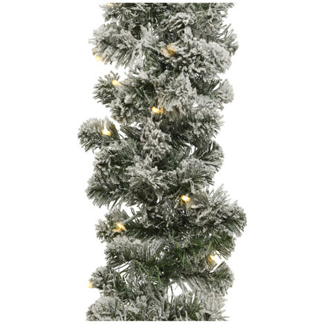Guirlande Enneigée Impériale, Clignotant, 50 Led, Blanc Chaud. Lumineo (1/2)
