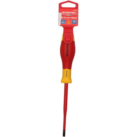 Tournevis 302 Pro SoftFinish Fente Wiha - Lame Ronde 5.5 X 125 Mm - Confort Et Précision