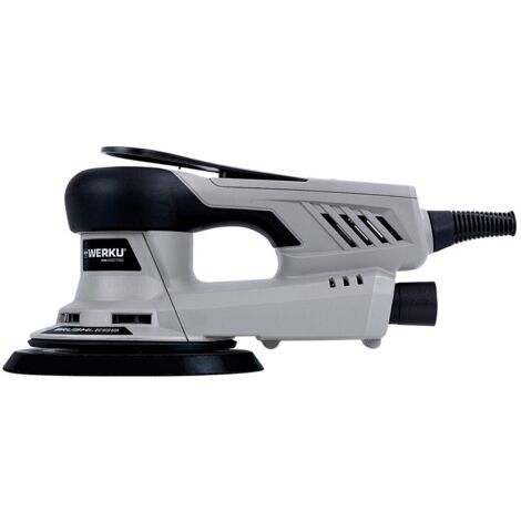 Ponceuse orbitale 350W – Moteur sans balais – Régulateur de vitesse – Fixation velcro – Pour bois dur et teck – Werku (1/5)