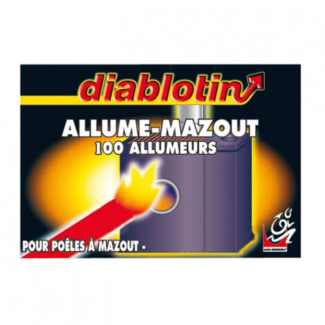 DIABLOTIN - Allume mazout boîte 100