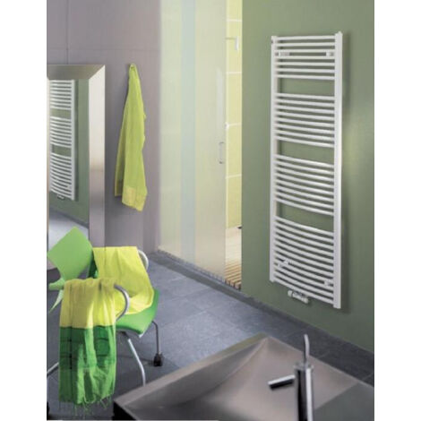 Irsap – Sèche-serviettes eau-chaude 792W – Dimensions 1462 x 595 x 48 mm – Corps en acier avec tubes ronds Ø23 mm – Compatible chauffage central - MIL060B01IR05NNN