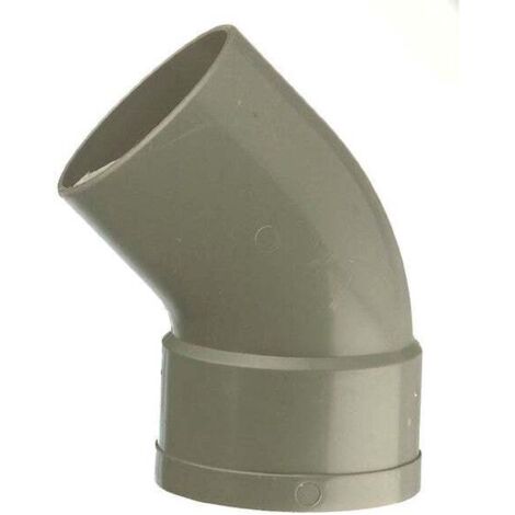 Coude 45° en pvc à coller femelle / mâle, diam. 32