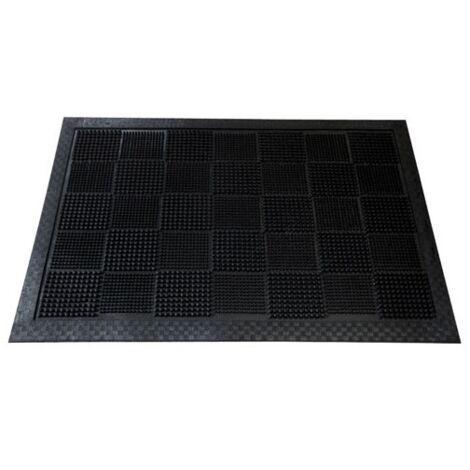 ID MAT TAPIS PAILLASSON 100% CAOUTCHOUC, NOIR, 40 X 60 CM PICOTSCT5503406007 (1/3)