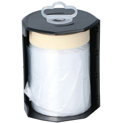 Distributeur avec feuille de protection et ruban de masquage 550 mm x 33 m Kinzo (1/2)