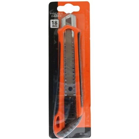 Cutter professionnel lame 18mm et recharge lames 18mm - type de cutter - Cutter bimatière lame 18mm