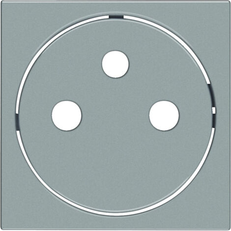 Enjoliveur PC affleurante 2P+T - titane (WXD106T) (1/2)