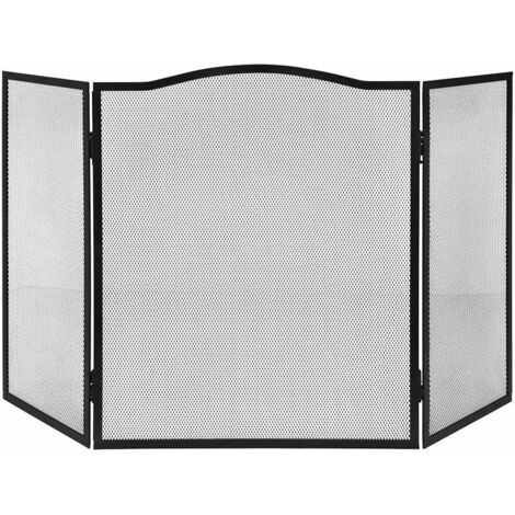 Grille Pare-étincelles Pliable Protection Pliable Pour Cheminée - Edm (1/3)