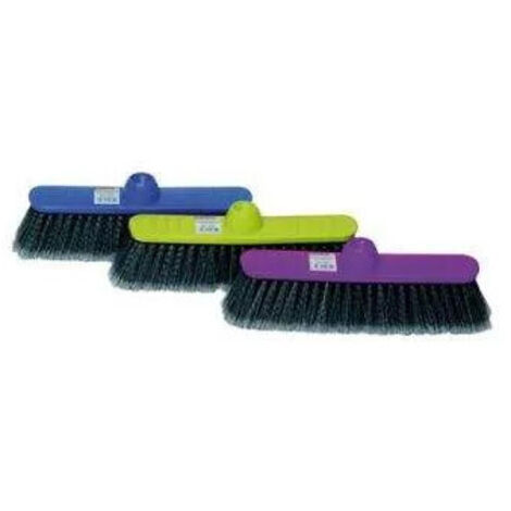 Balai Droit Fleuré Pvc Ondulé Coloris Assortis S63 - Thomas (1/2)