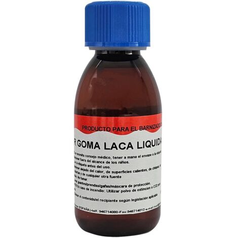 BAKAR Gomme-laque liquide artisanale pour bois (125ml)