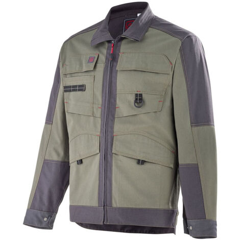 Blouson Shear Kaki/gris Fonce T2 (1/2)