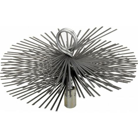 Hérisson de ramonage acier rond 150mm – Nettoyage efficace conduits ronds – Conçu pour suie et goudron – Outil professionnel – Scid (1/3)