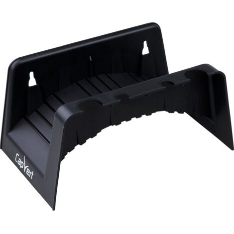 Capvert – Support mural pour tuyau d'arrosage jusqu'à 30 mètres – Plastique durable – Installation facile sur tous murs – Dimensions 30x20x10cm