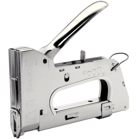 RAPID - R28 - Agrafeuse manuelle, maximum 50V jusqu'à Ø4,5mm - Utilisation avec n°28/9-11mm, profesionnelle, pose câble basse tension - Blister - (20511750)