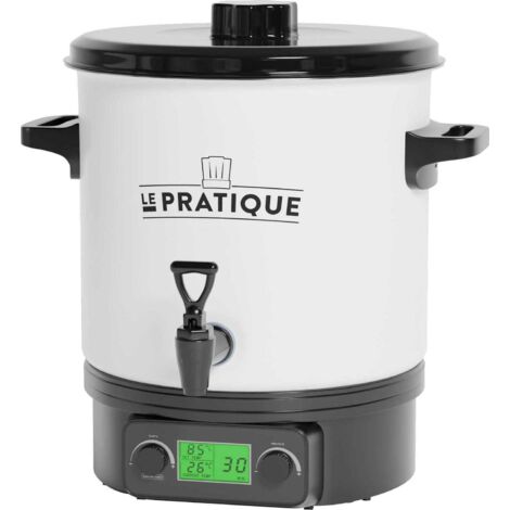 Stérilisateur UV automatique 1800W – Écran LCD – Minuterie 1 à 120 min – Double protection surchauffe – Cuve émail 27L – Le Pratique