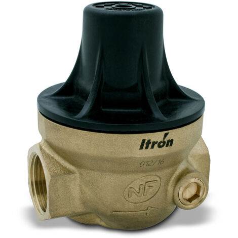 Itron – Réducteur de pression 3 bars – Femelle 26x34 – Corps bronze avec 2 prises manométriques – Norme sanitaire