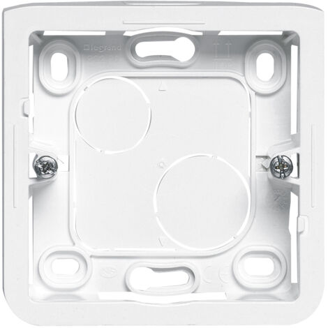 Legrand – Cadre Mosaic 2 modules 30mm – Installation en saillie – Fixation par vis – Compatible avec gamme Mosaic (1/3)